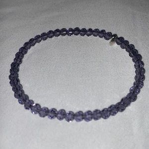 Rachel Lynn x Corri Lynn 7” dark purple crystal bracelet